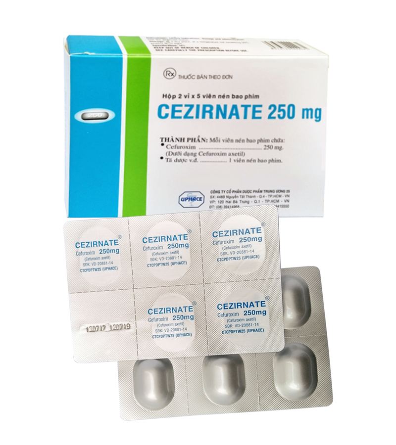 CEZIRNATE 250 mg